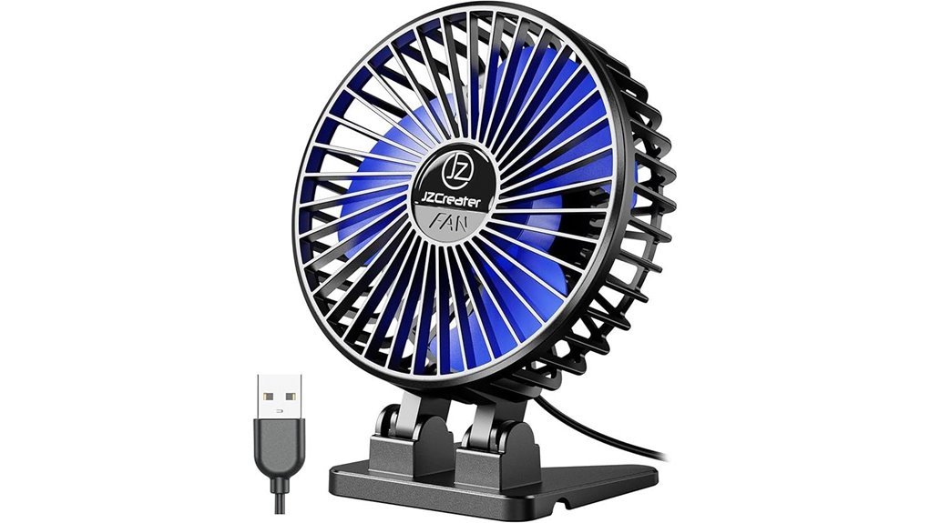 jzcreater usb desk fan