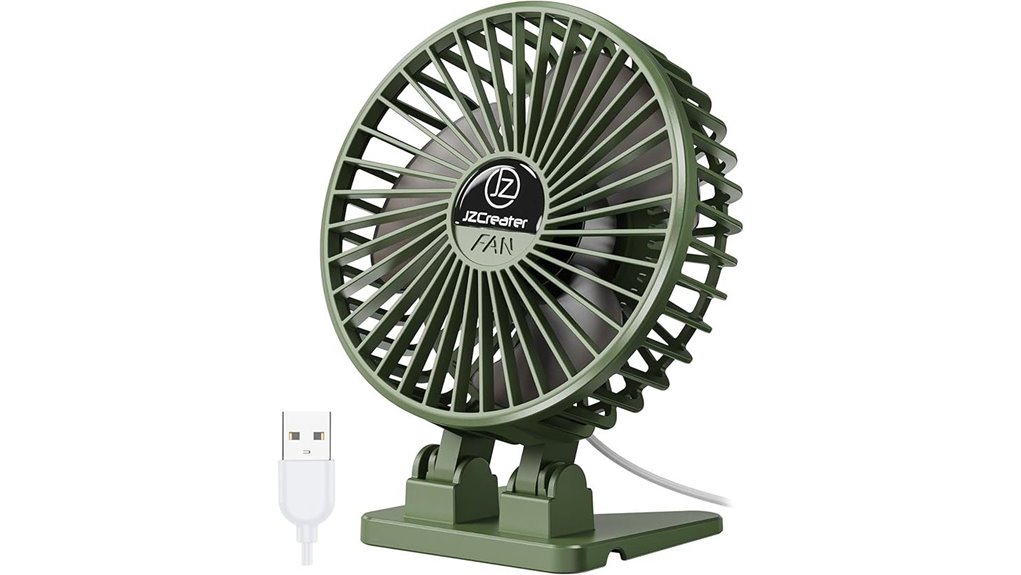 jzcreater usb desk fan