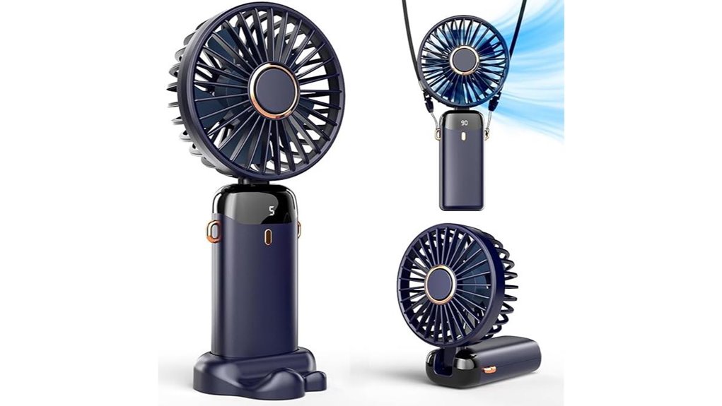 koonie handheld fan with speeds
