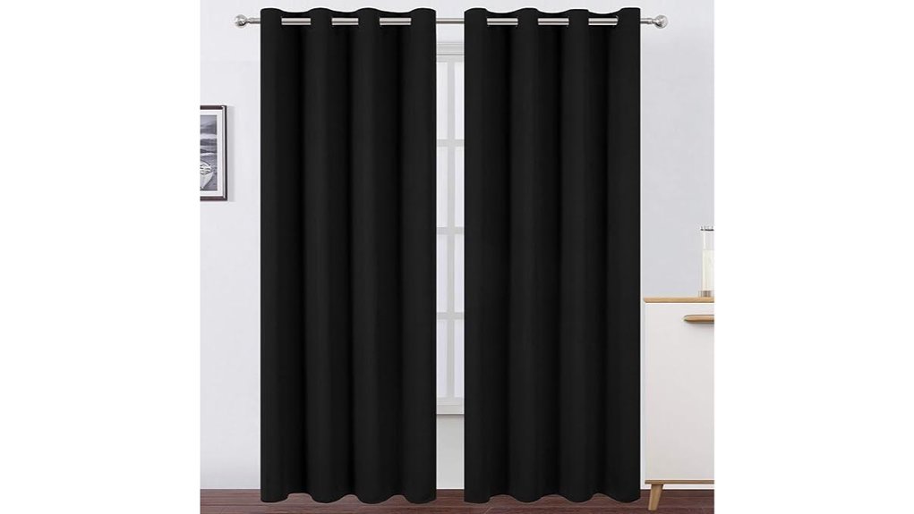 lemomo blackout curtain panels set