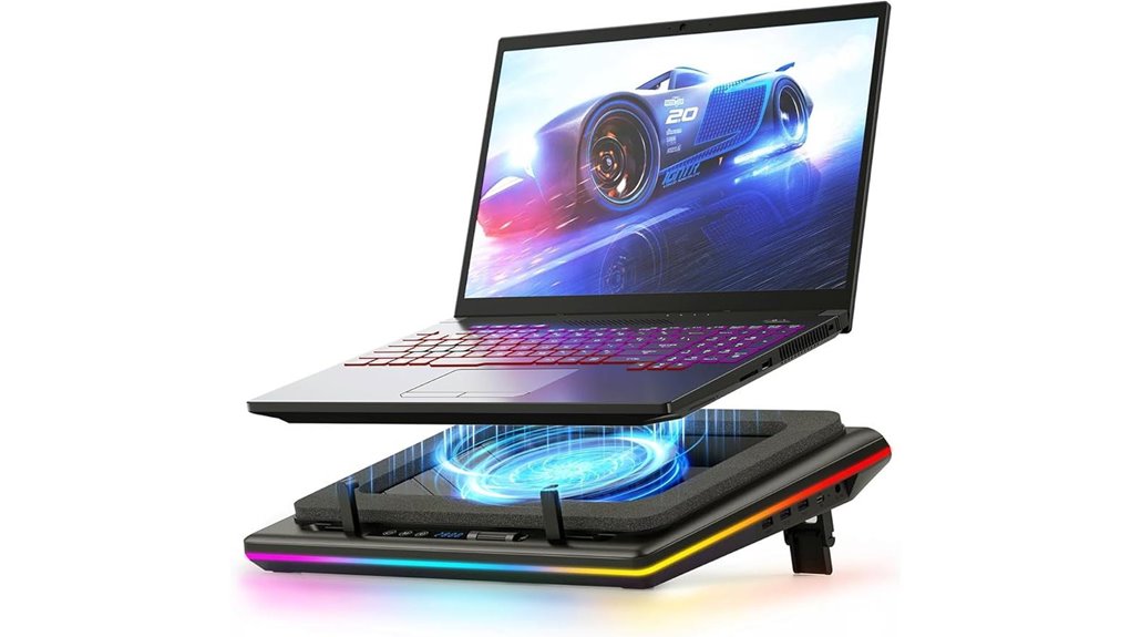 llano v12 rgb laptop cooler