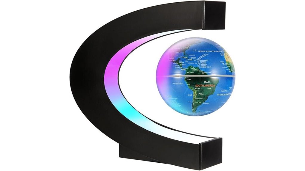 magnetic levitating globe with leds