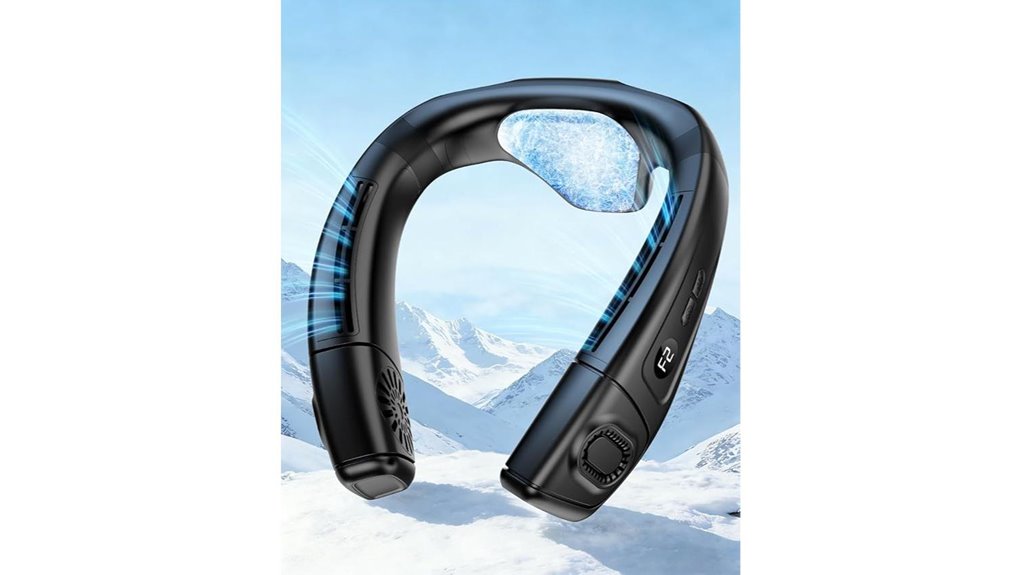 mgup neck air conditioner cooling portable fan