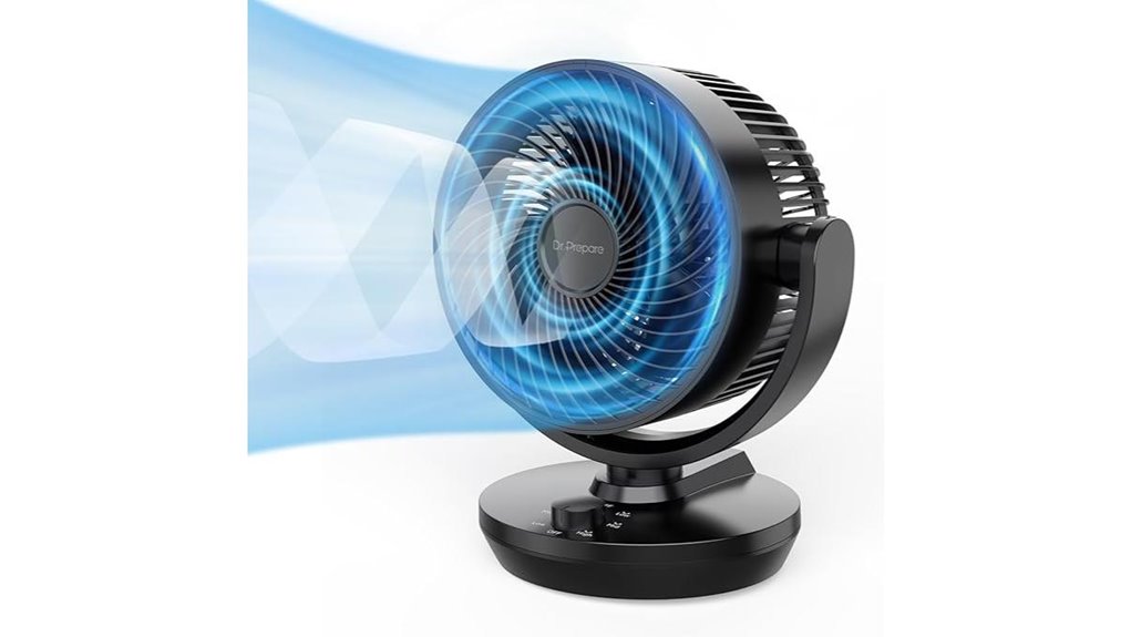oscillating fan three speeds