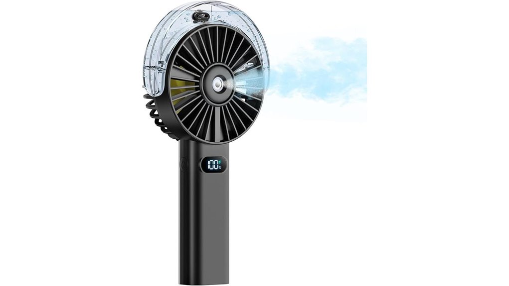 otlonpe battery powered misting fan