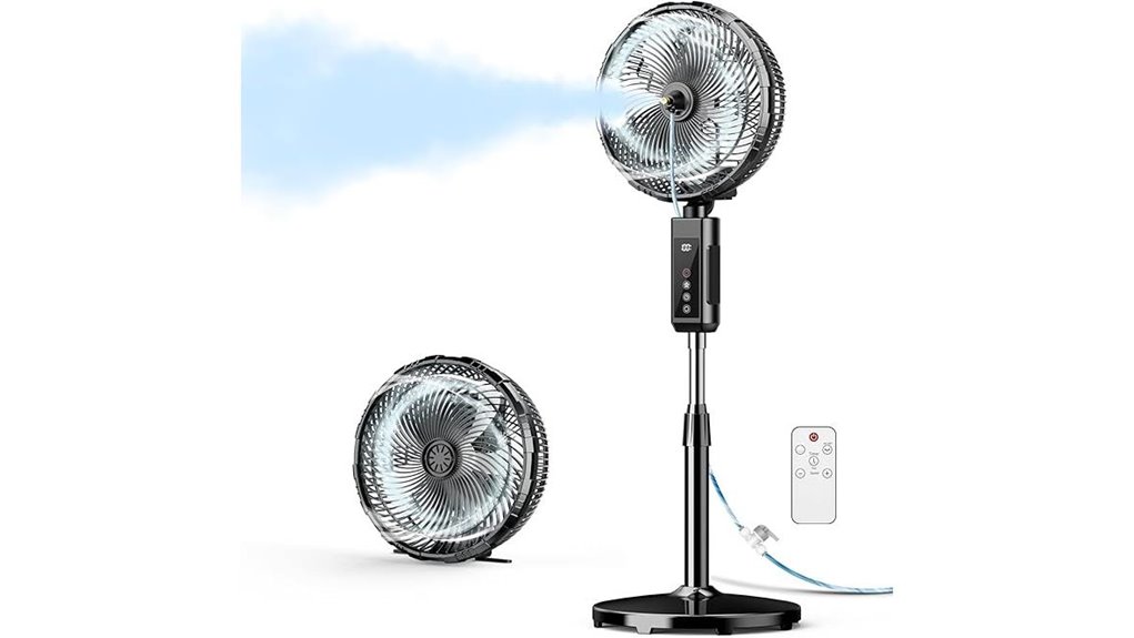 outdoor misting fan kit