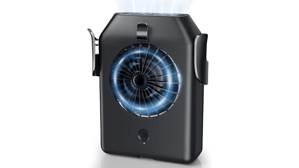 portable 10000mah clip on fan