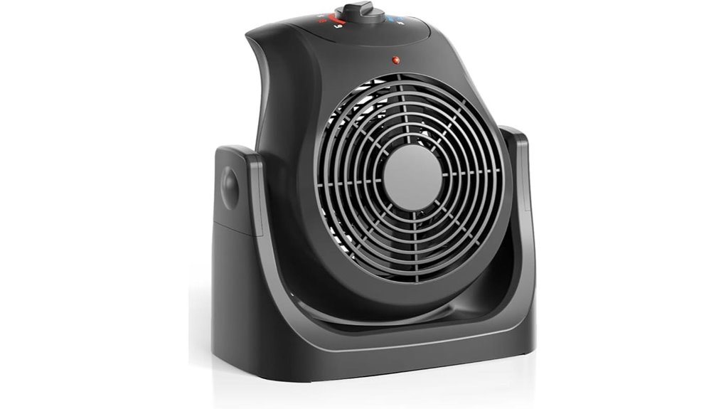 portable 2 in 1 heater fan