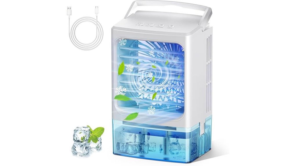 portable 3 in 1 evaporative cooler