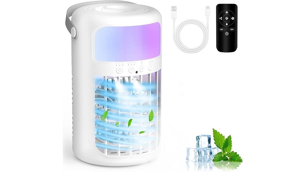 portable 4 in 1 ac with remote