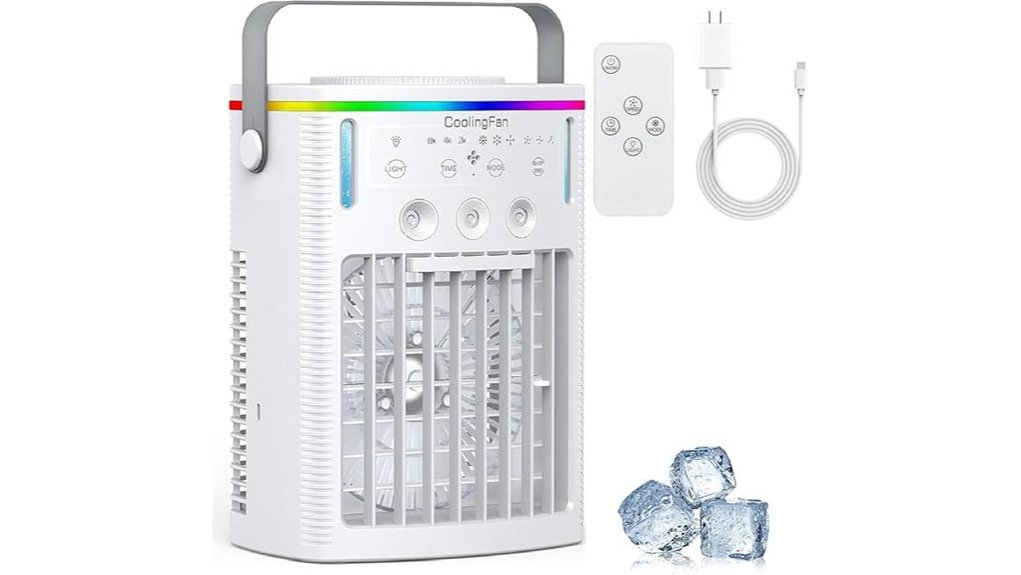 portable ac with remote 3 speeds
