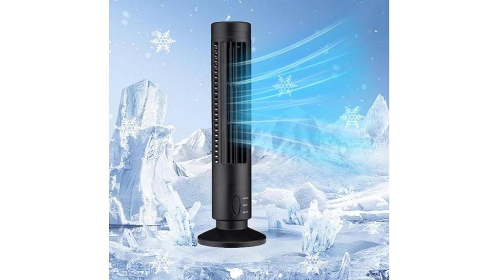 portable fan with two speeds