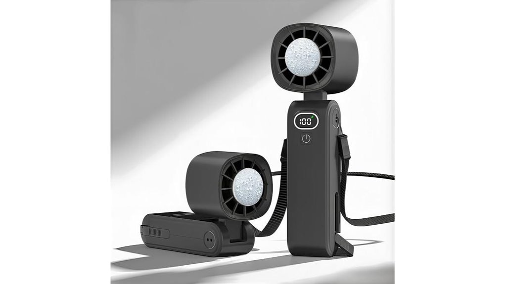 portable handheld ac with ice plate
