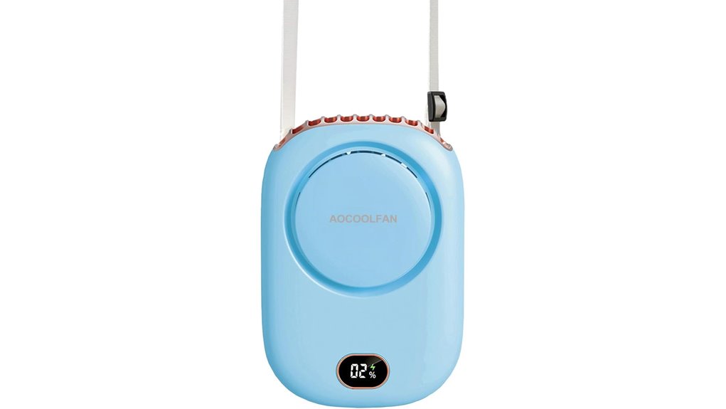 portable neck fan usb rechargeable
