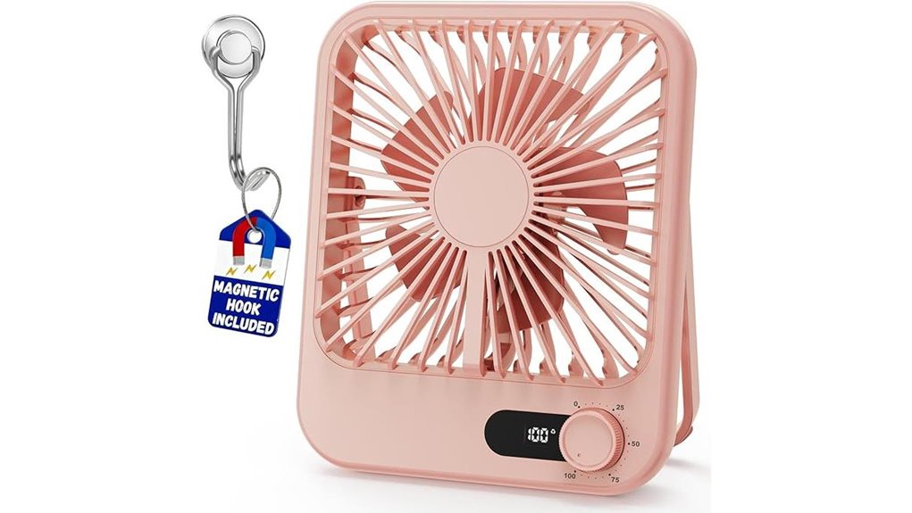 portable rechargeable travel fan