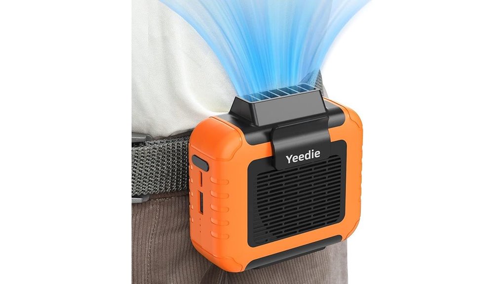 portable usb waist fan 23h runtime