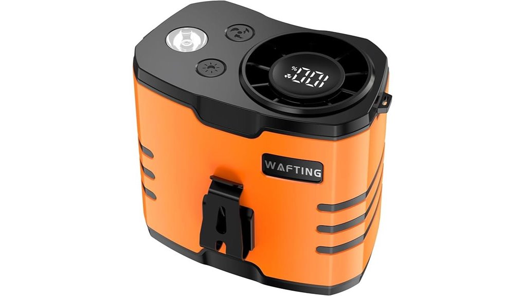 portable waist fan 10 speed 10000mah