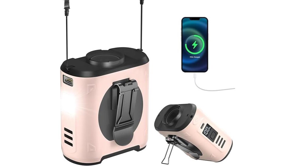 portable waist fan with battery