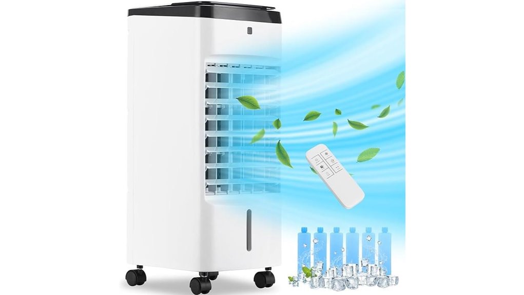 portable windowless 3 in 1 evaporative cooler