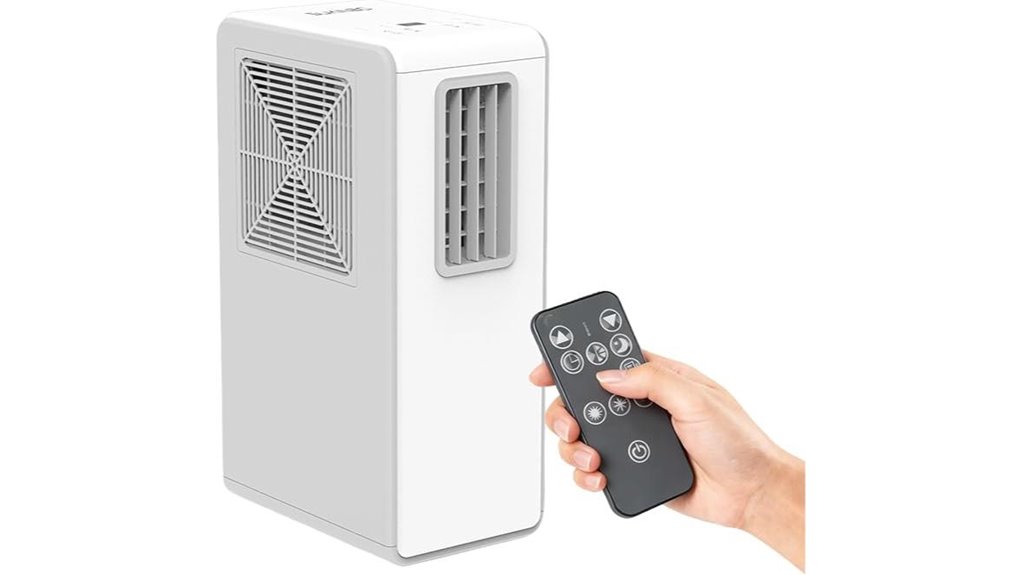 portable windowless ac 1800btu 110 sqft