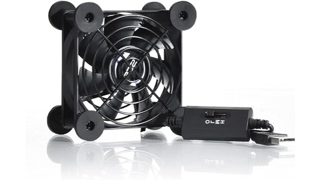 quiet 80mm usb fan for pc