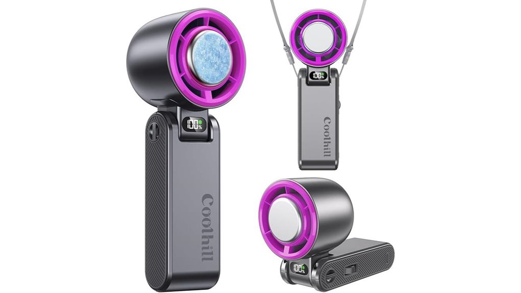 rechargeable handheld turbo fan