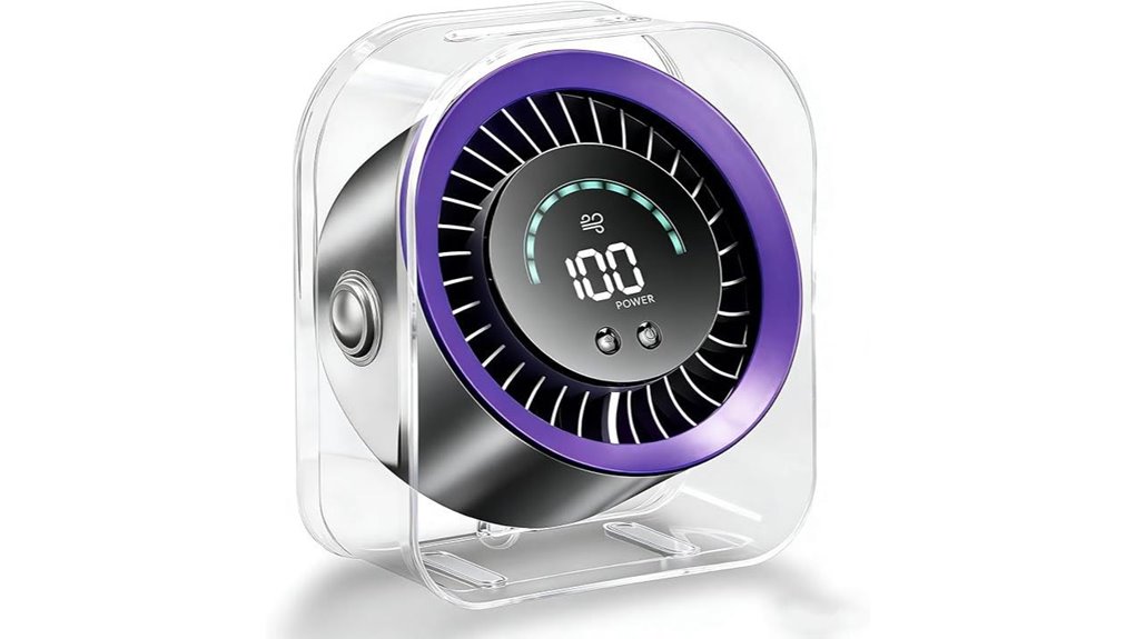 rechargeable mini desk fan