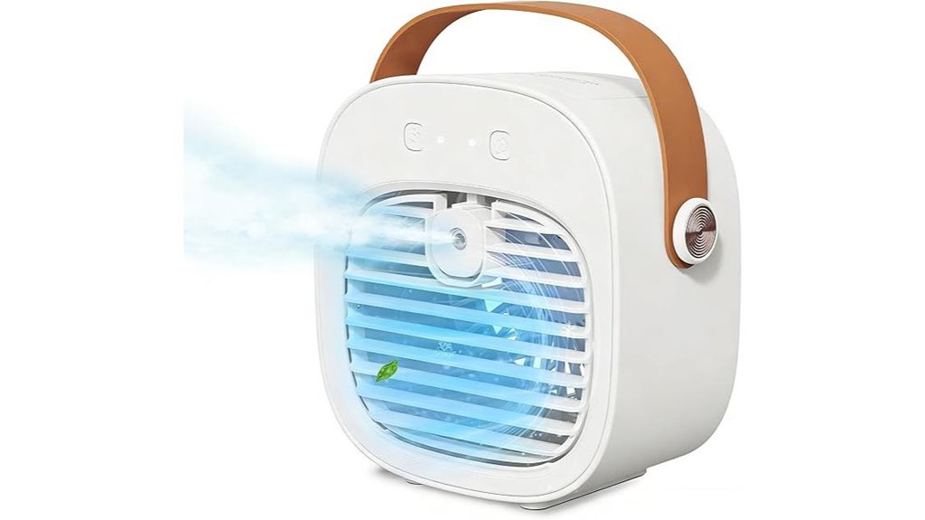 rechargeable portable ac with sprays
