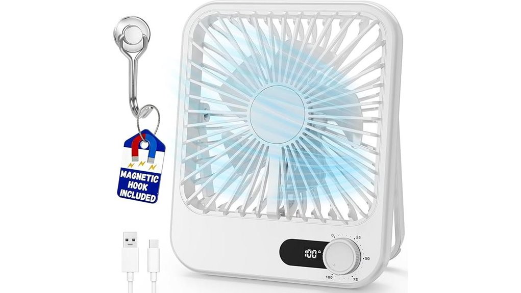 rechargeable portable cruise fan