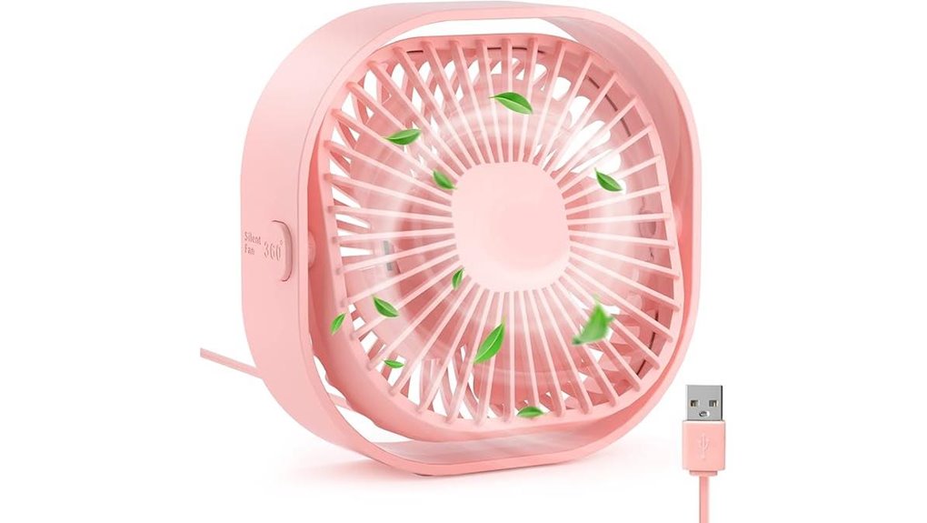 rjvw 4 inch usb desk fan