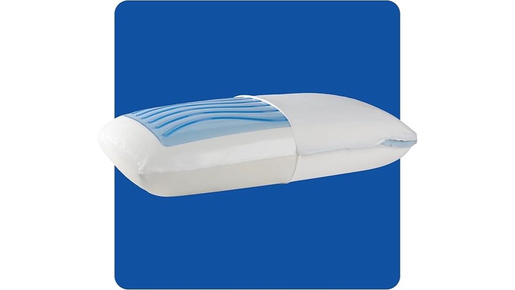 sealy memory foam cooling pillow