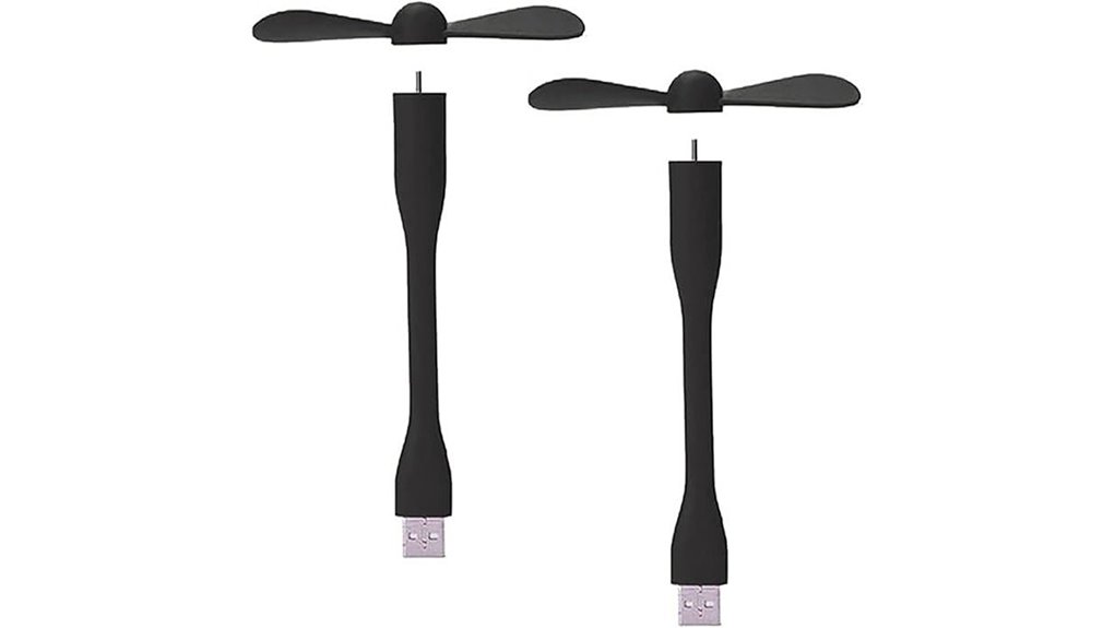 sokelinn usb flexible fan 2 pack