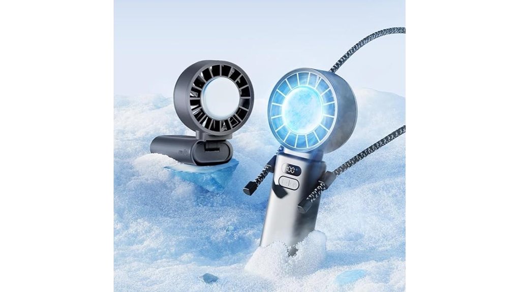 sothing portable handheld fan