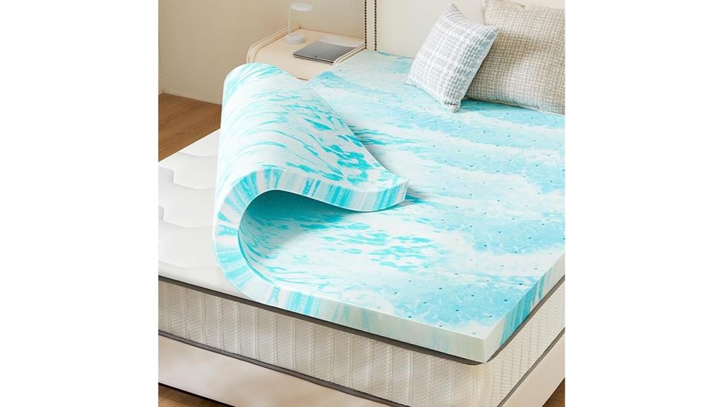 sweet crispy gel infused memory foam queen