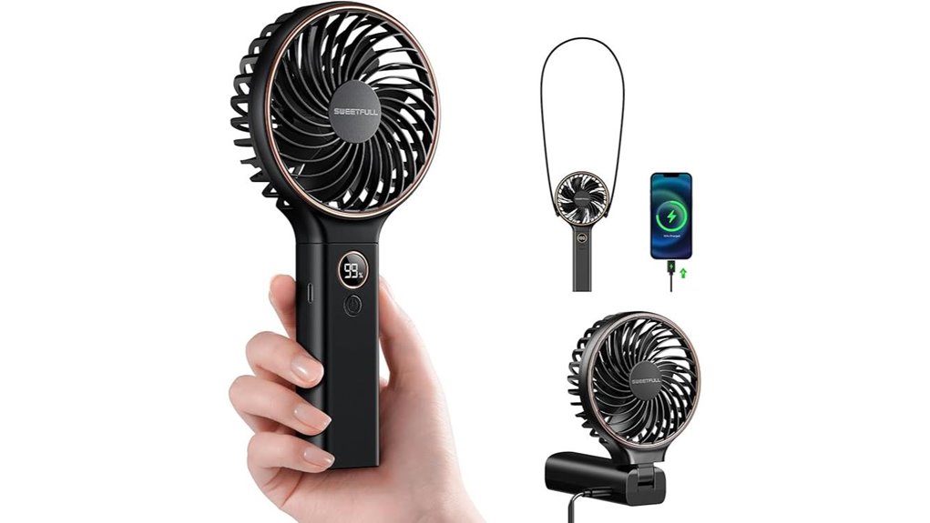 sweetful handheld portable fan