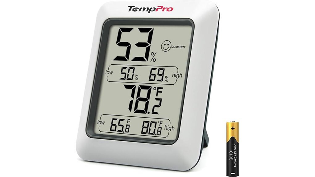 temppro tp50 hygrometer thermometer