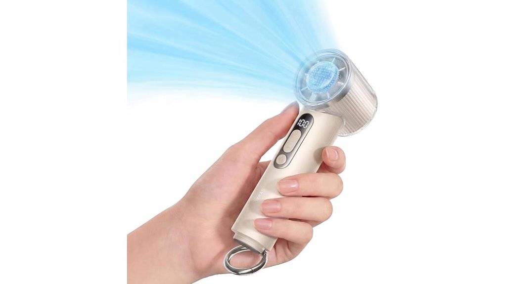 torras handheld fan with cooler