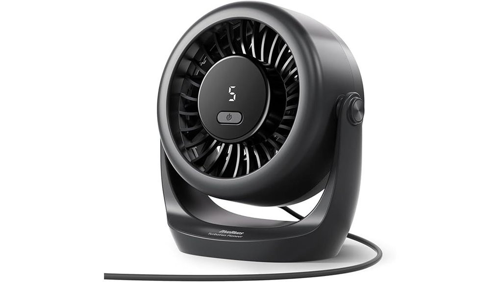 ultra quiet usb desk fan