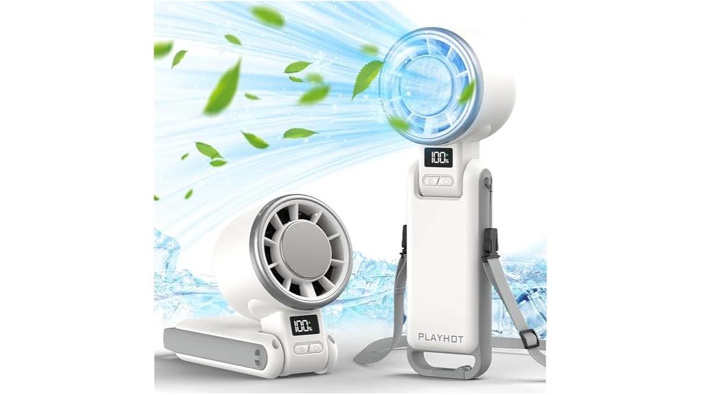 upgraded portable handheld fan