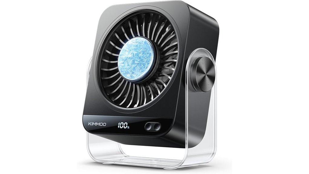 usb desk fan with ice cooling