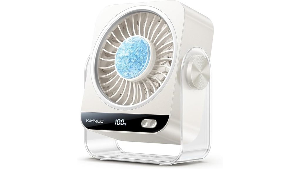usb desk fan with ice cooling