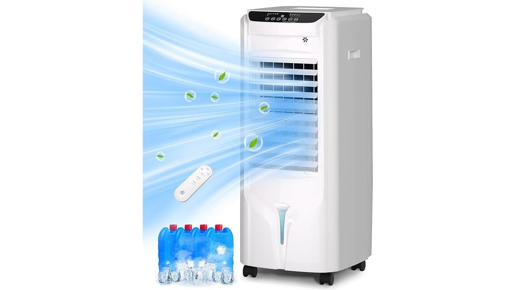 uthfy evaporative cooler with modes