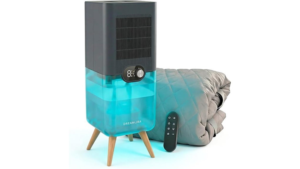 water cooled bed cooler with temperature control