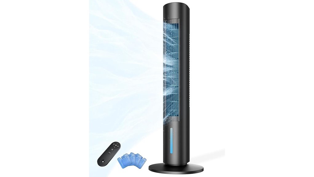 windowless portable ac with remote