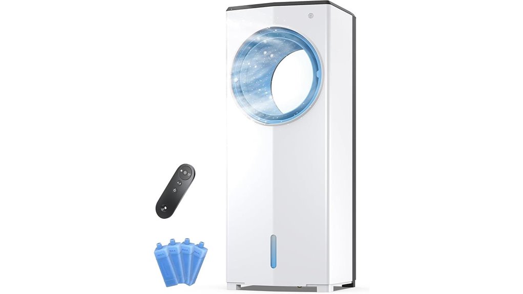 windowless portable ac with remote