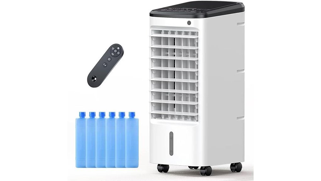 windowless portable ac with remote