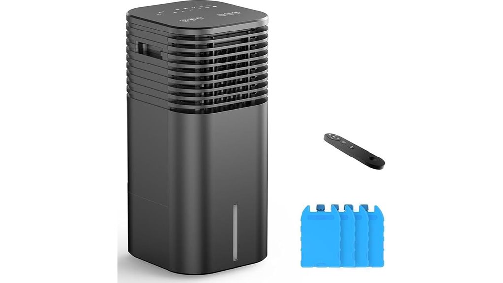 windowless portable ac with remote