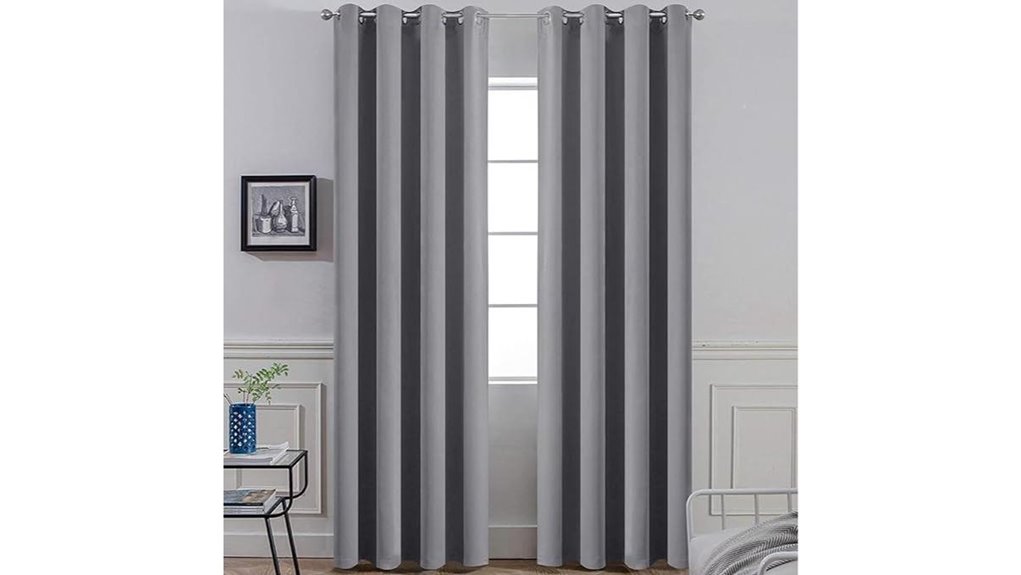 yakamok gray blackout curtains