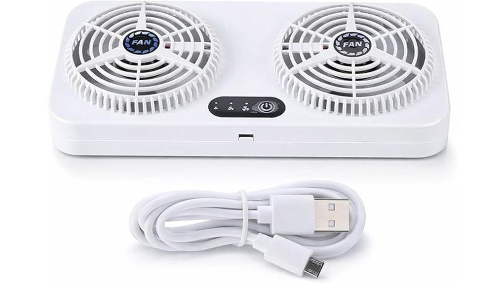 3 level usb vent fan