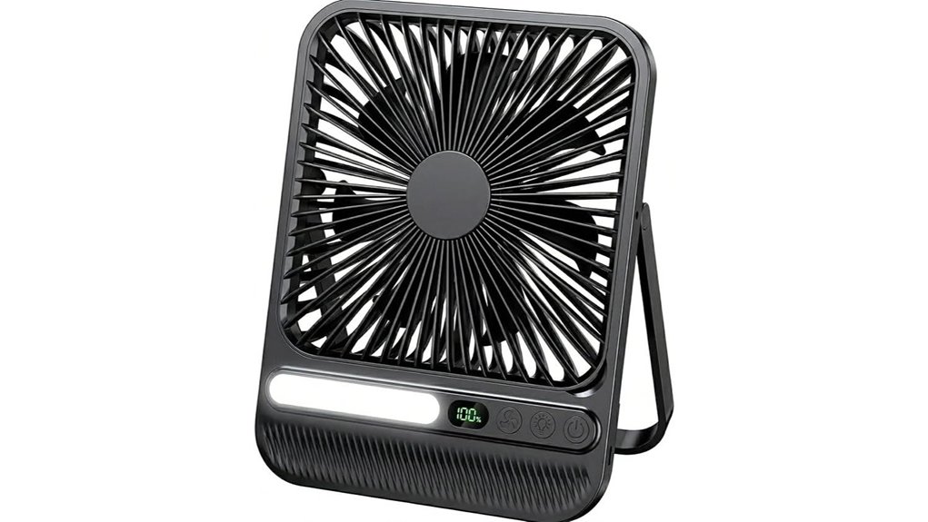 7 inch portable fan with battery
